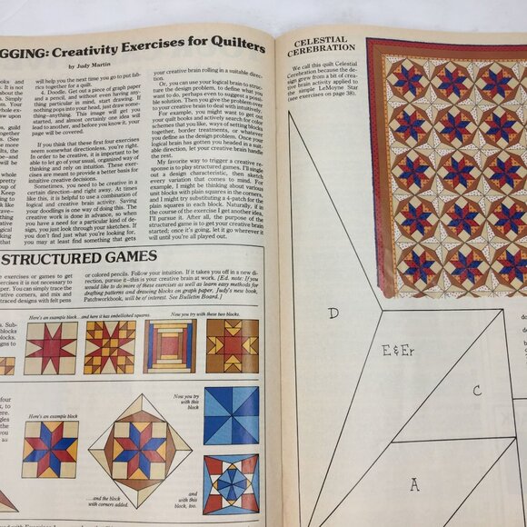 Quilters Newsletter Magazine October 1983 Issue No 156 Quilting Patterns - Picture 9 of 13